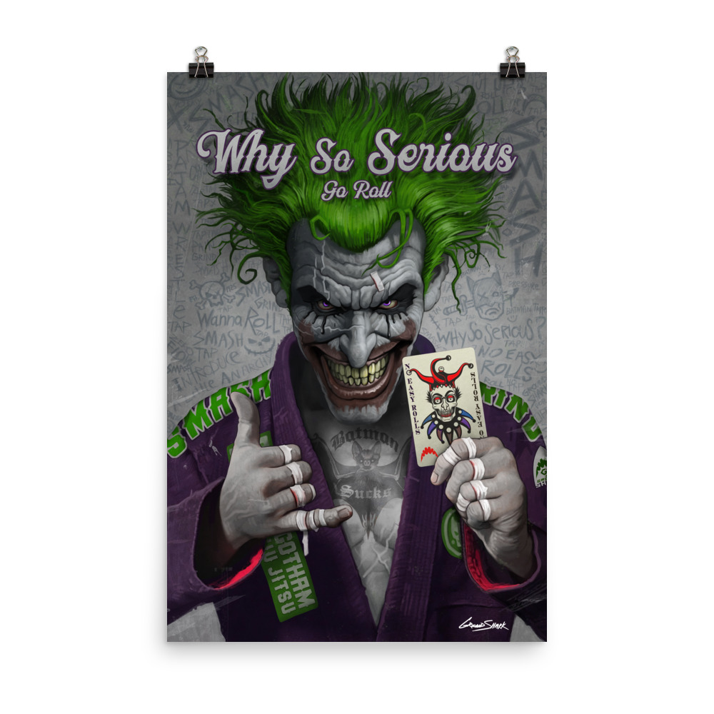 joker poster why so serious